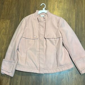 Chico’s Casey Dusty Blush pink coat. Super cute! Size 2